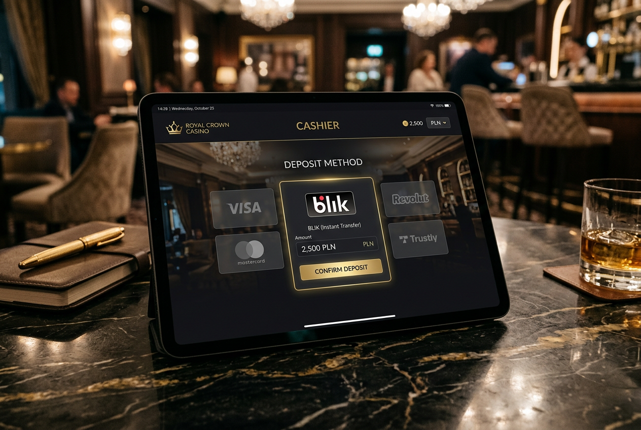 Slotoro Casino interfejs płatności mobilnych na tablecie